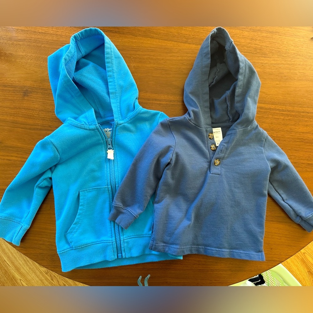 Cat & Jack jackets. Size 12m